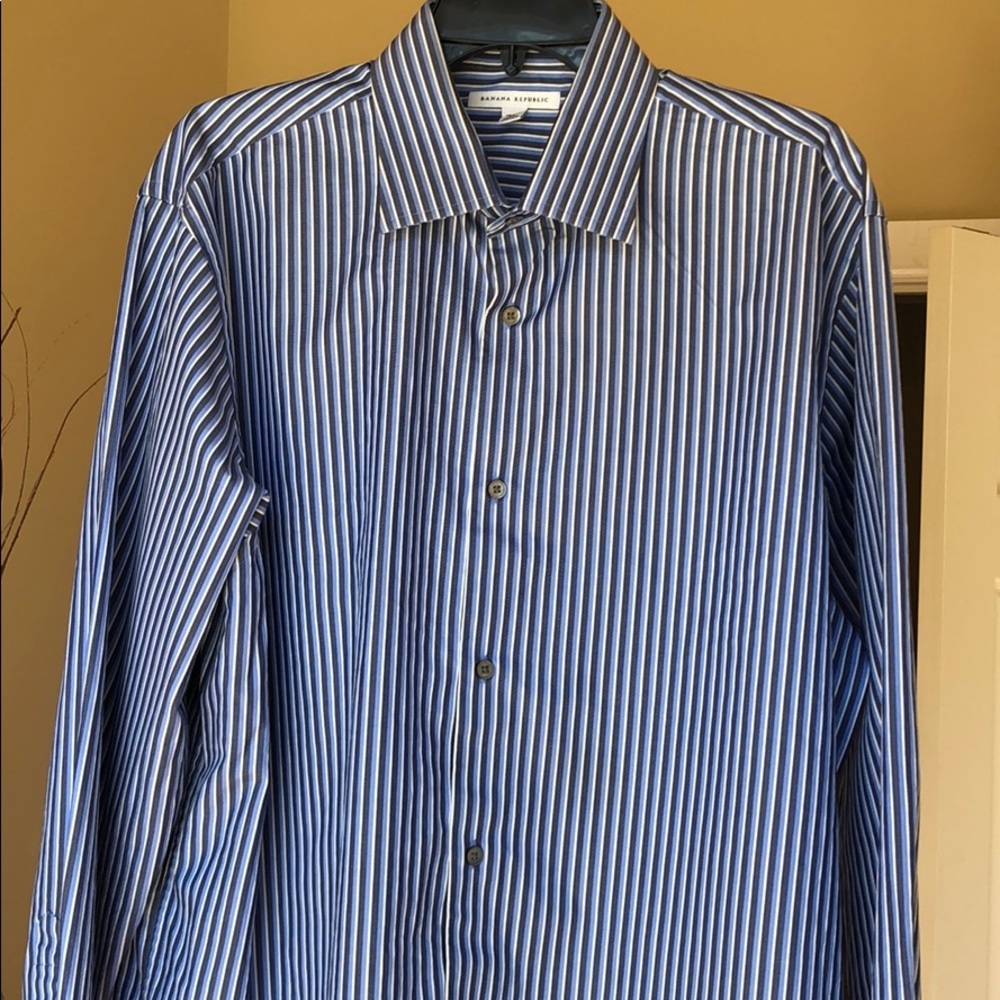 Banana Republic striped dress shirt